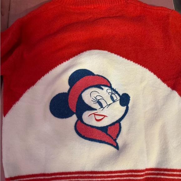 Disney Red and White Cardigan Sweater - Picture 4 of 6